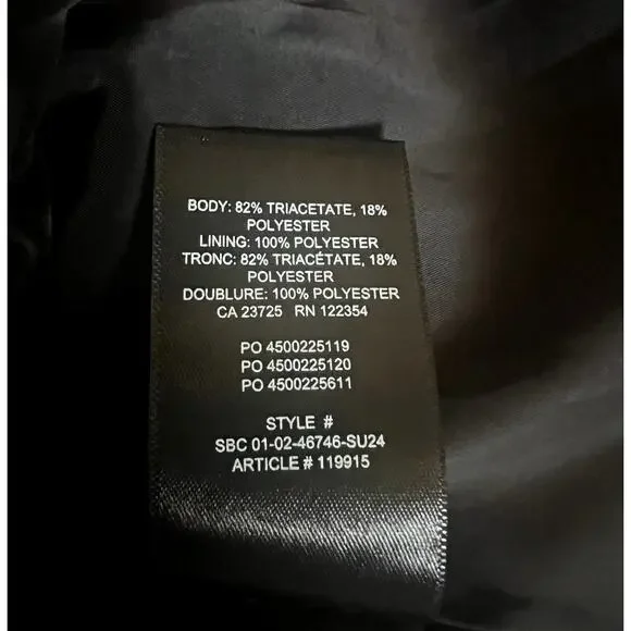 NWT Babaton Aritzia Insider Strapless Top Black Size 6 Womens - Picture 4 of 9